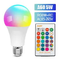SmartGlow E27: RGB LED Bulb with Remote Control