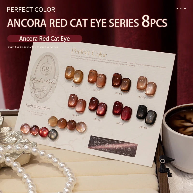 Gel Vernis Magnétique Rouge Ancora 5ml