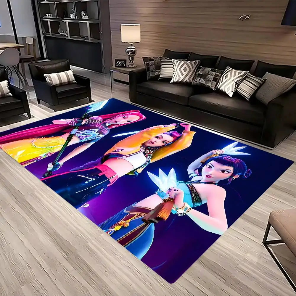 Nordic KPop Demon Mat: Anti-Slip & Durable