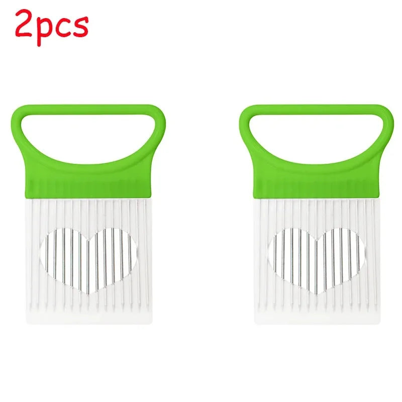 Oignon-Slice Pro: Trancheur Multi-Usage en Acier