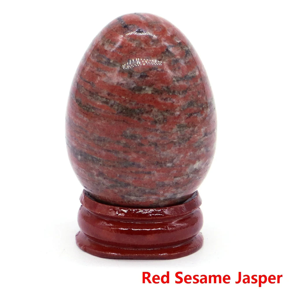 Oeuf Énergétique en Pierre Naturelle