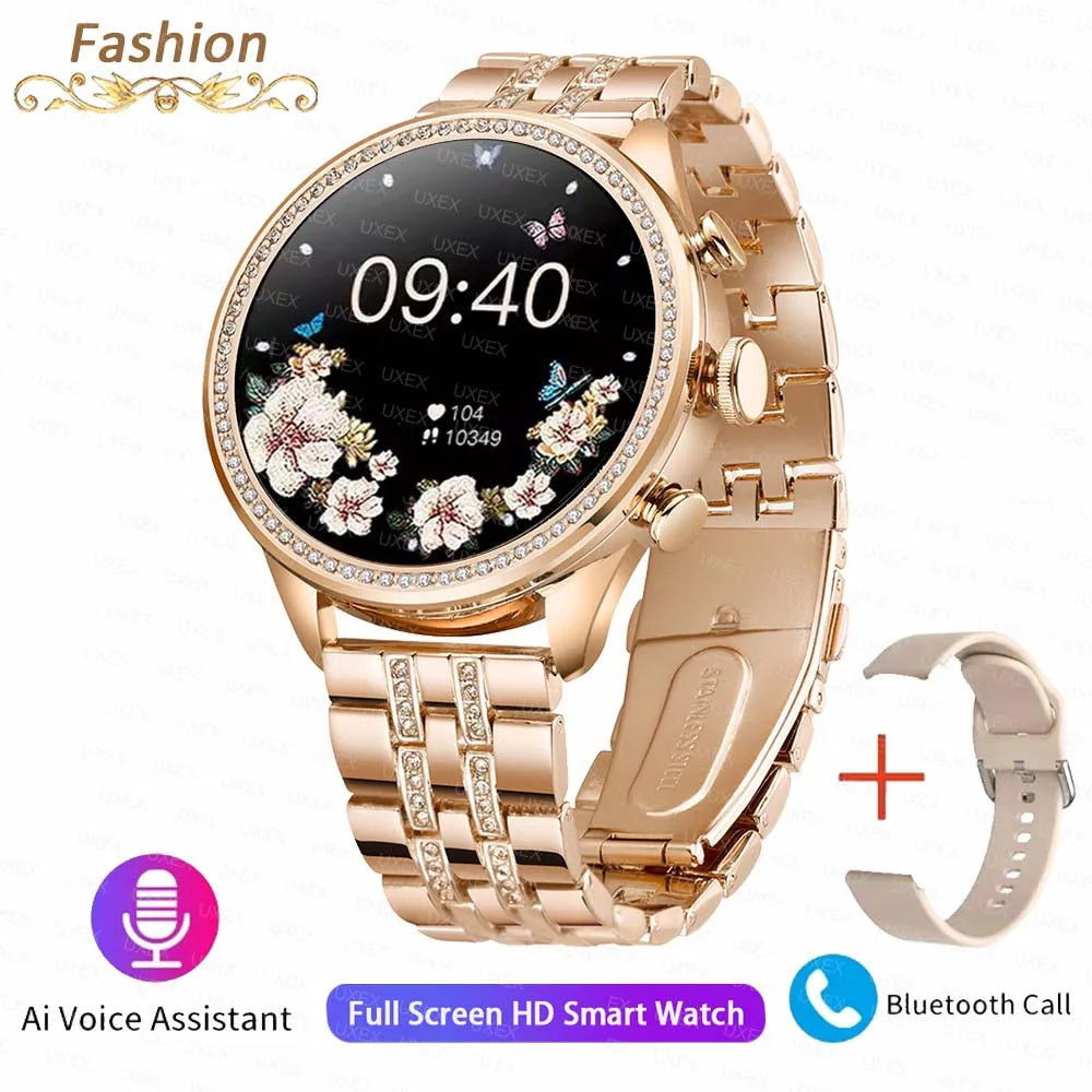 Montre Luxe Femme Diamant Connectée