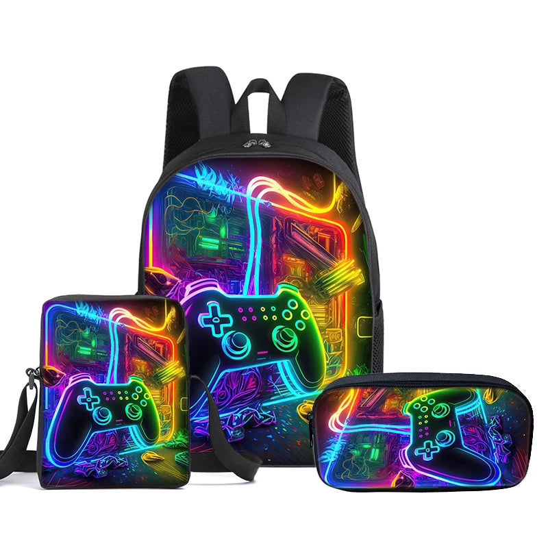 VINKA 3D Cartoon School Bag Set for Kids