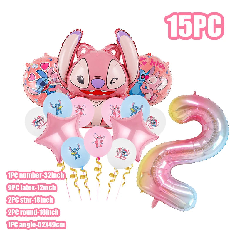 Disney Lilo & Stitch Pink Party Set
