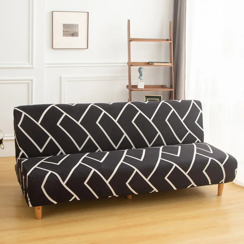 Housse Futon Spandex Antidérapante Amovible Lavable