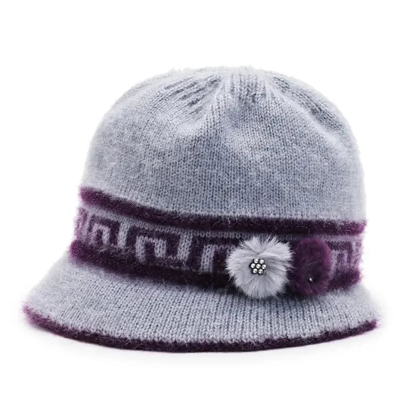 Chapeau Élégance Hiver en Fausse Fourrure Femme