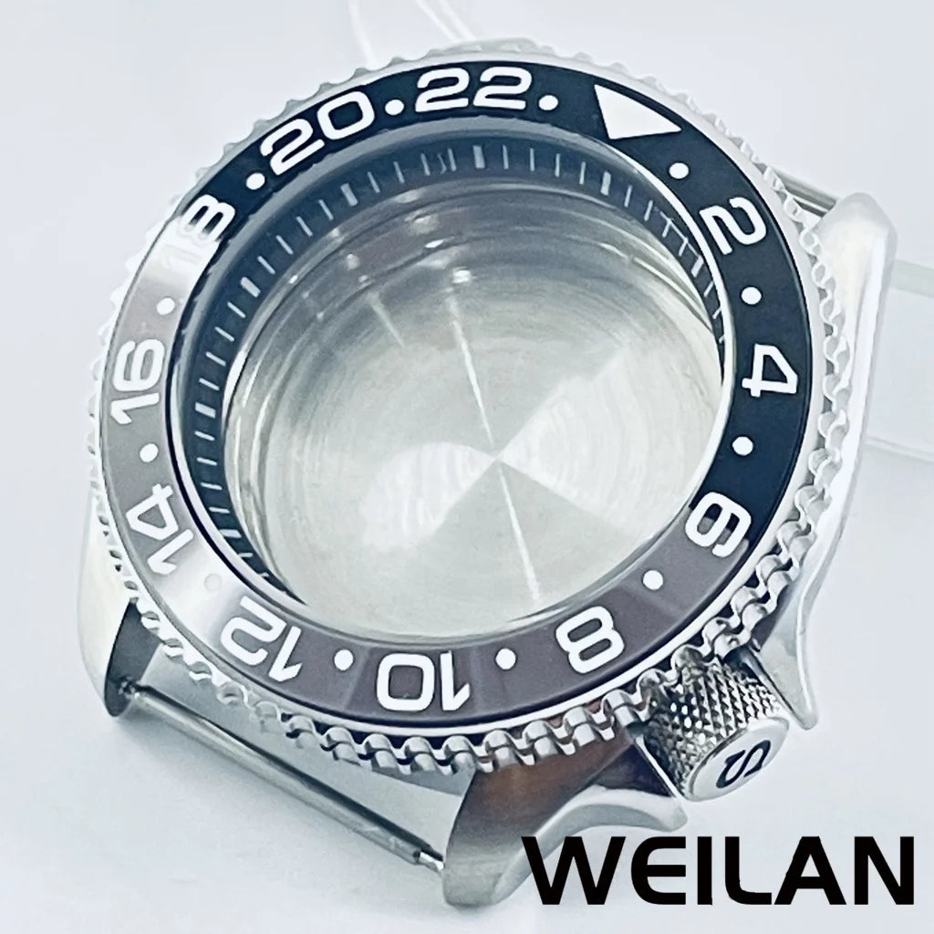 Boîtier Plongée 42mm NH35 Acier Inoxydable Argent