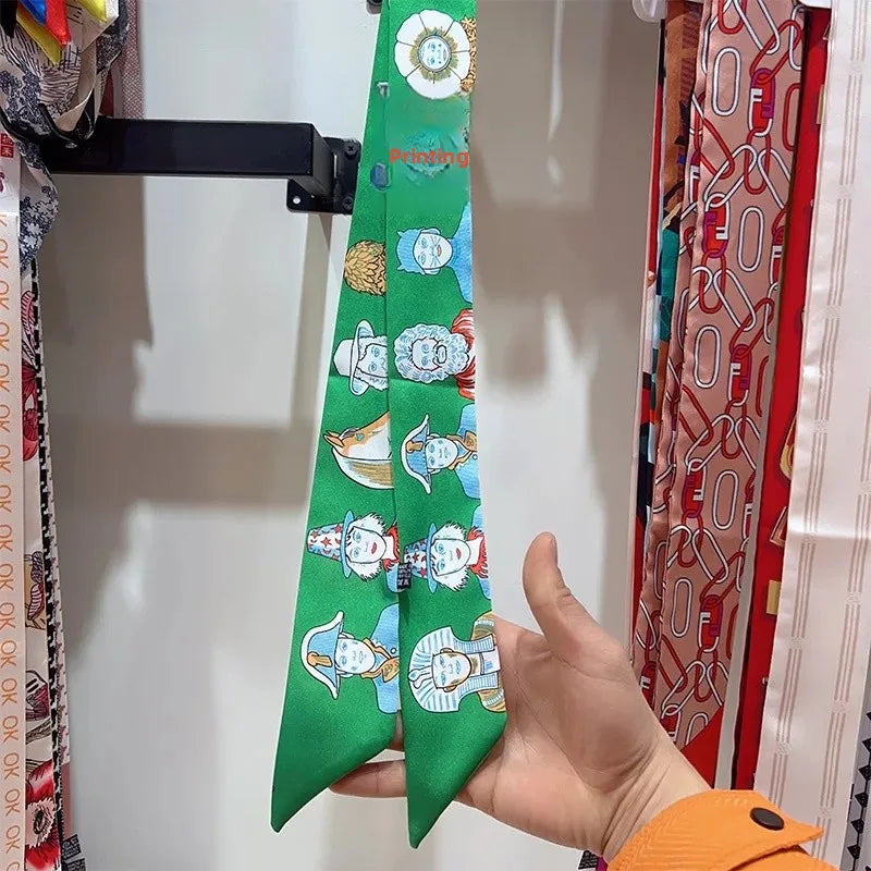 Poignée Élégante en Soie