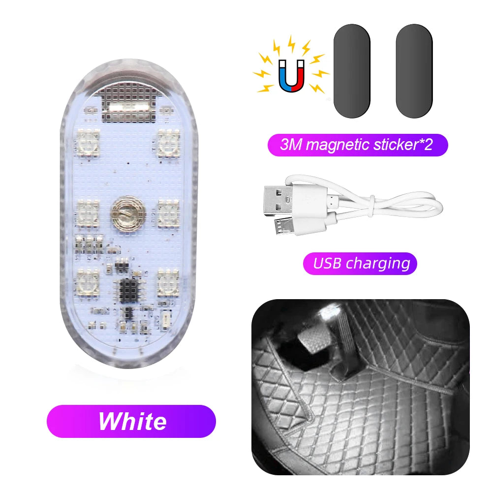 Lumière LED Tactile Auto Multicolore