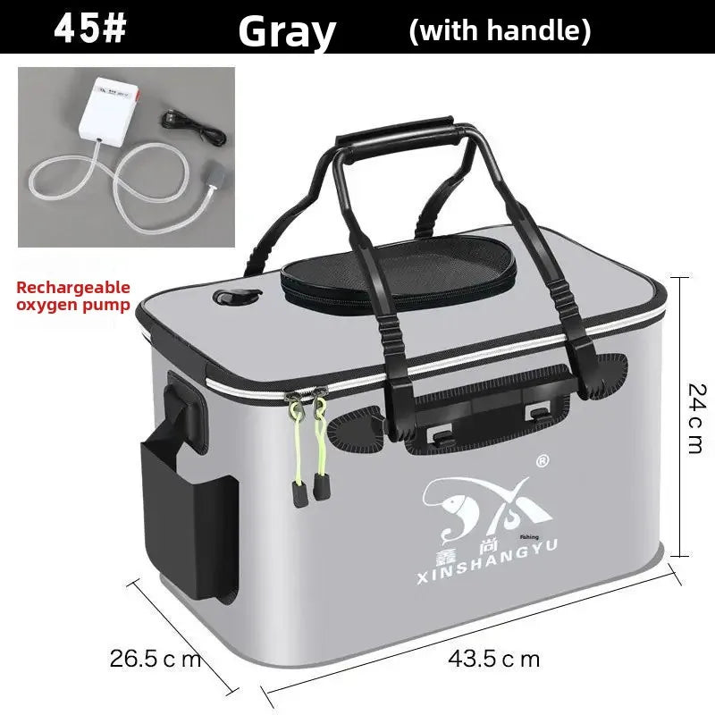 Seau Pliant EVA Durable - Protection Poissons Vivants