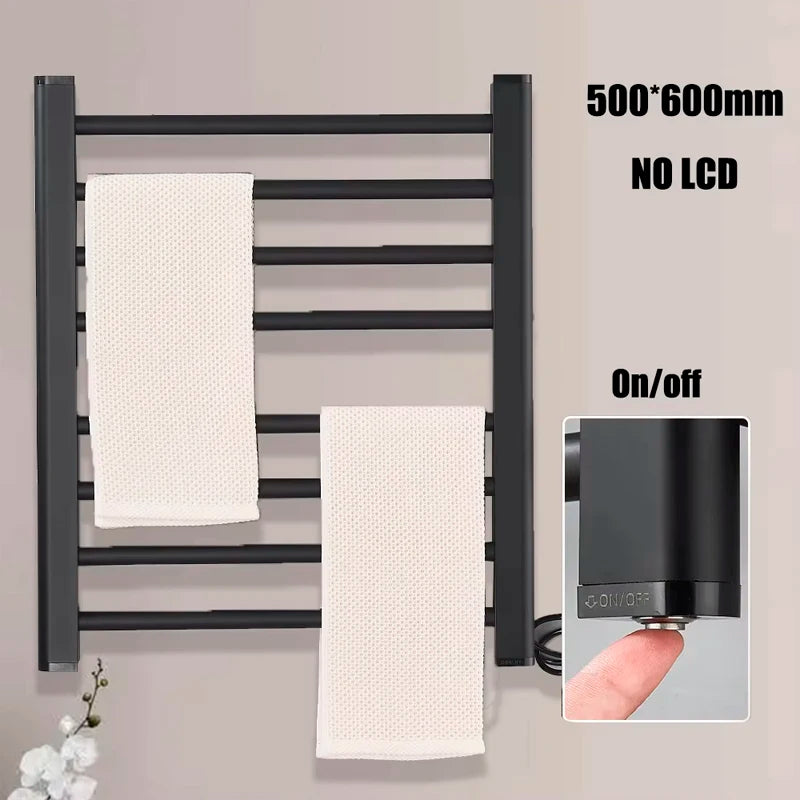 Sèche-serviettes Électrique Inox à Affichage Digital