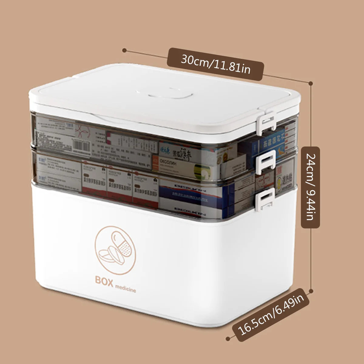 Coffre Médical Multi-Couches