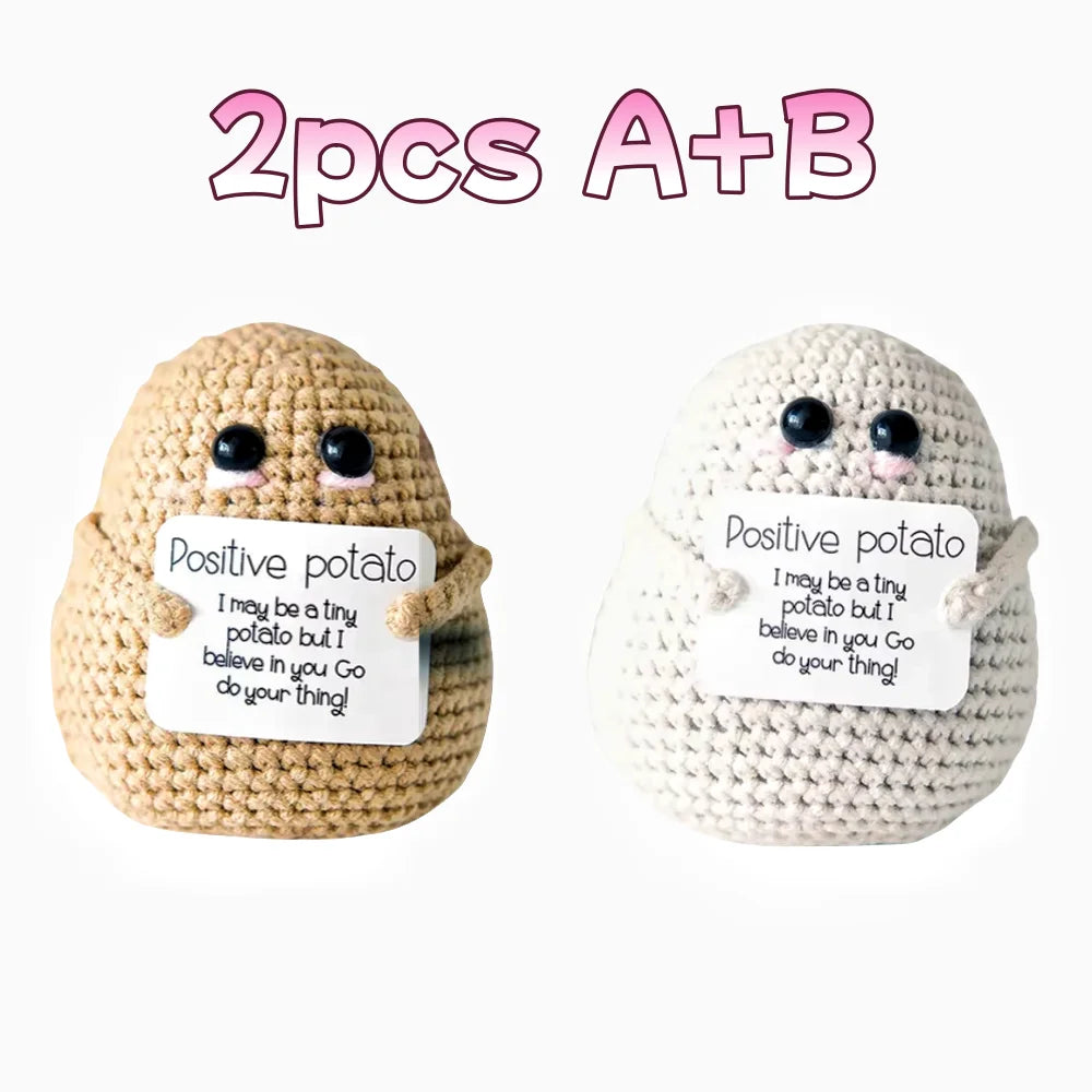 Poupée Potatoes Joyeuse à Gros Fesses Tricotée