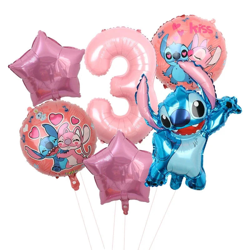 Ensemble Anniversaire Lilo & Stitch Fête Disney Fille