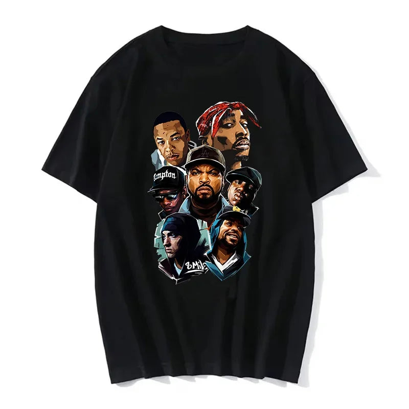 T-shirt Hip Hop Tupac Style Urbain