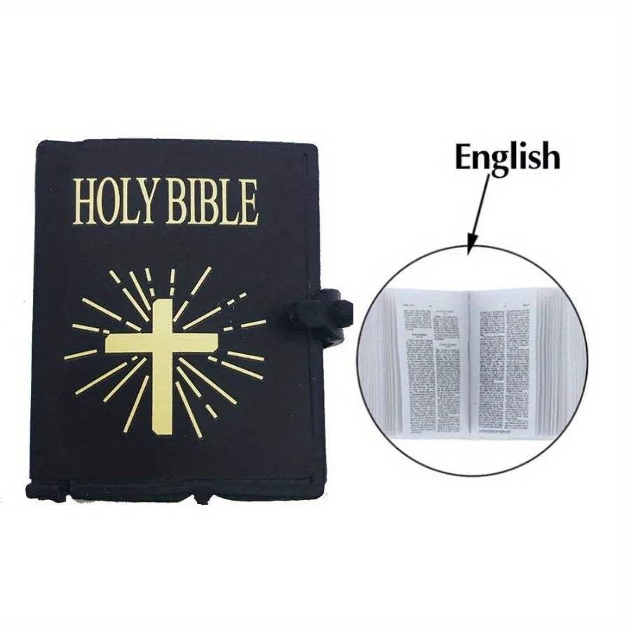 Miniature Bible Toy Book for Dollhouse Decor