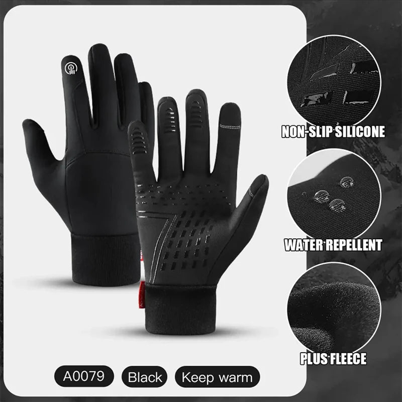 Gants de cyclisme tactiles en hiver - RNO Rich Ocean