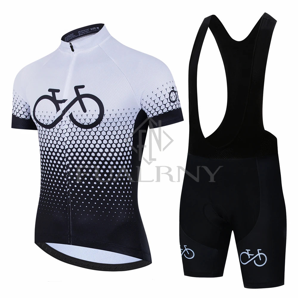 ÉquipeVélo Maillot Été Homme - Respirant et Confort