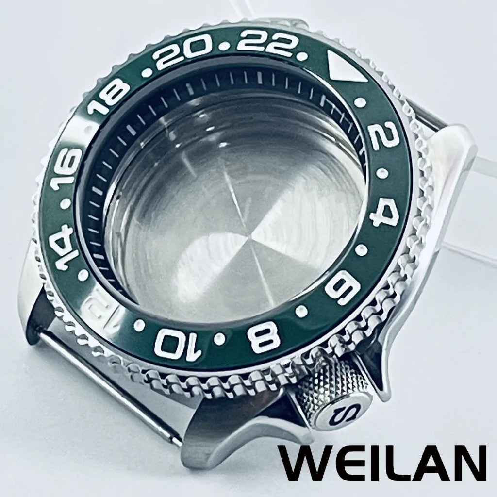 Boîtier Plongée 42mm NH35 Acier Inoxydable Argent