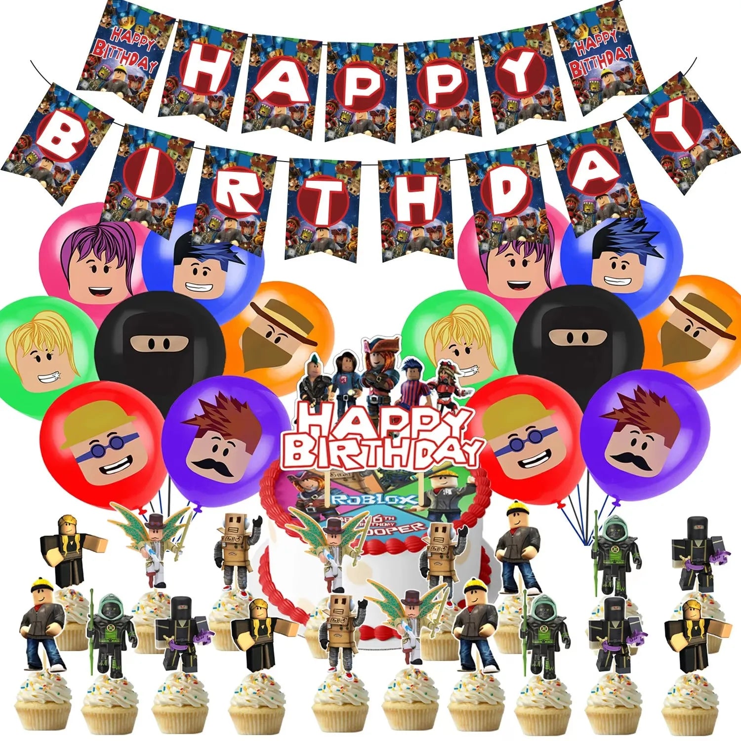 Fête Roblox : Décorations d'anniversaire