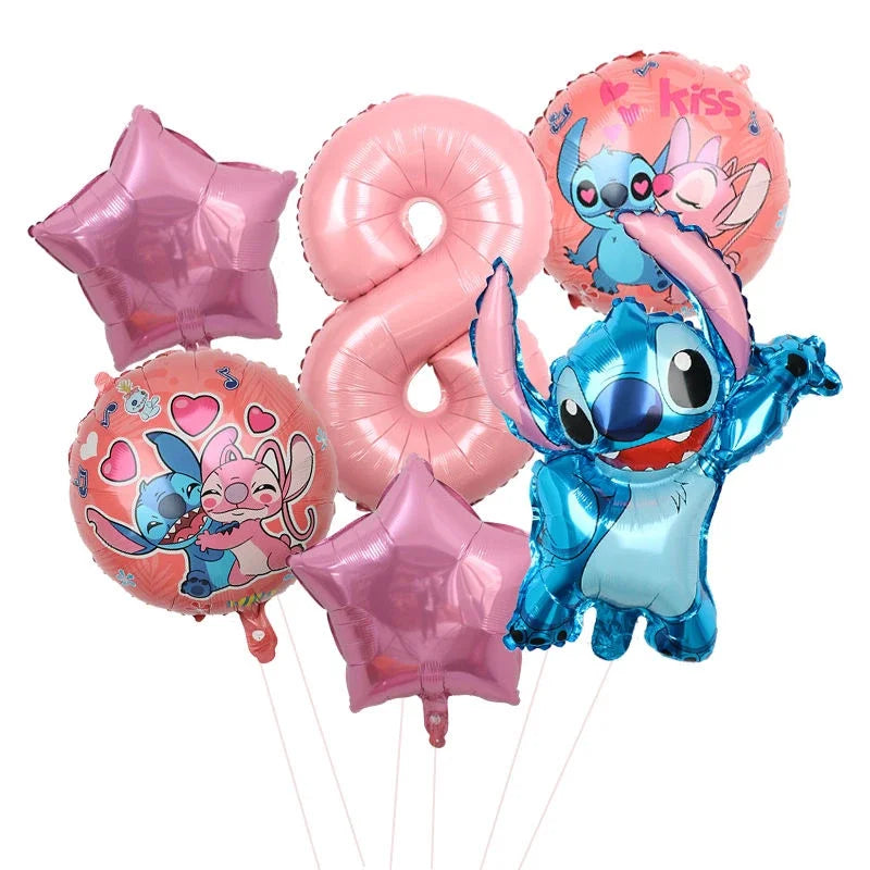 Ensemble Anniversaire Lilo & Stitch Fête Disney Fille