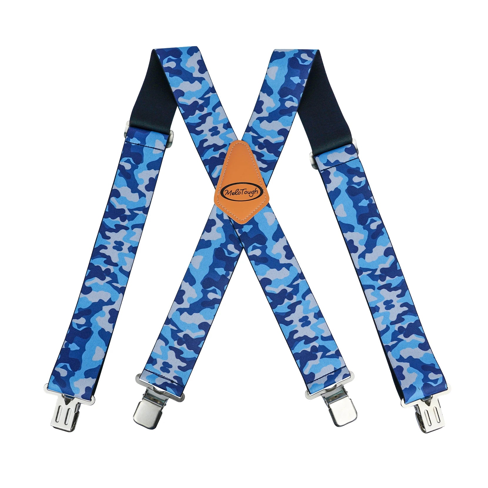 MELOTOUGH X-Back Work Suspenders - 2” Elastic Fit