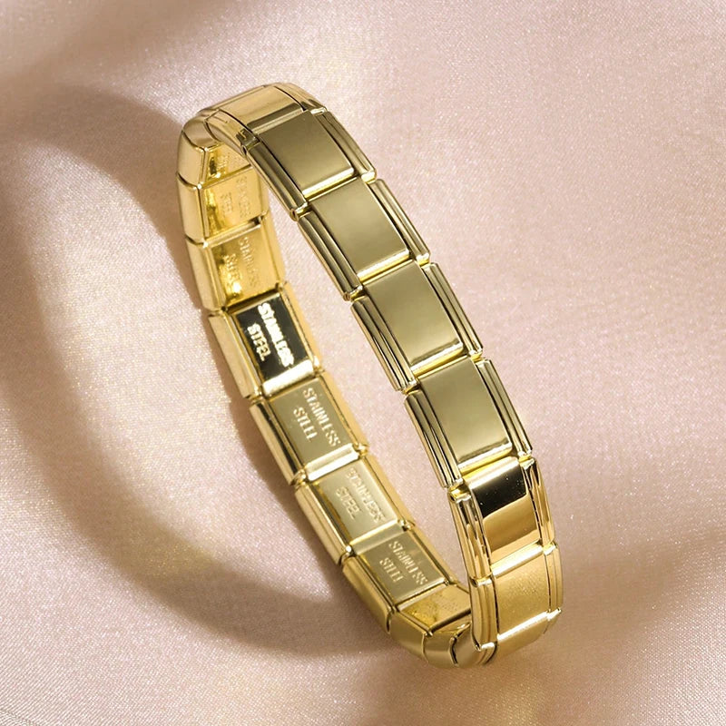 FTCY Italian Charm Stainless Steel Bracelets