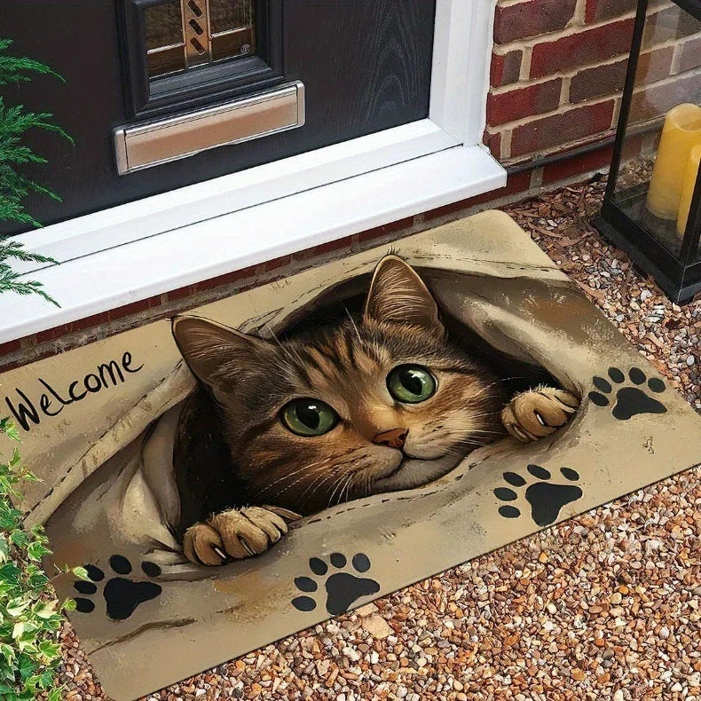 Tapis Squelette Antidérapant pour Entrée et Salle de Bain