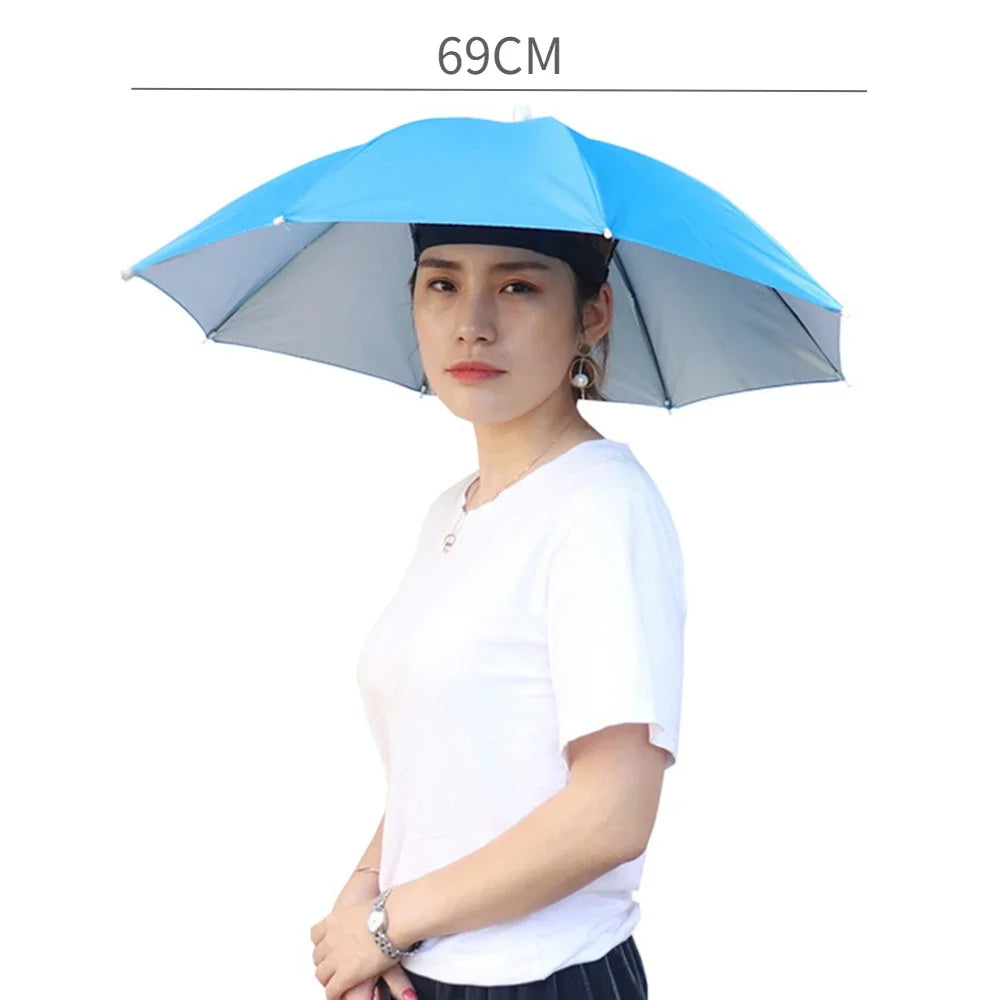 Umbrella Cap: Portable Rain & Sun Protection Hat