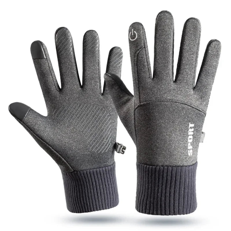 Gants d'hiver tactiles et chauds.