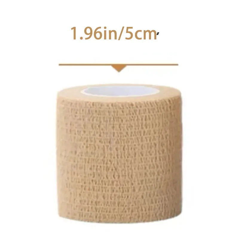 Bandage Élastique Sportif Beige 10 Rouleaux