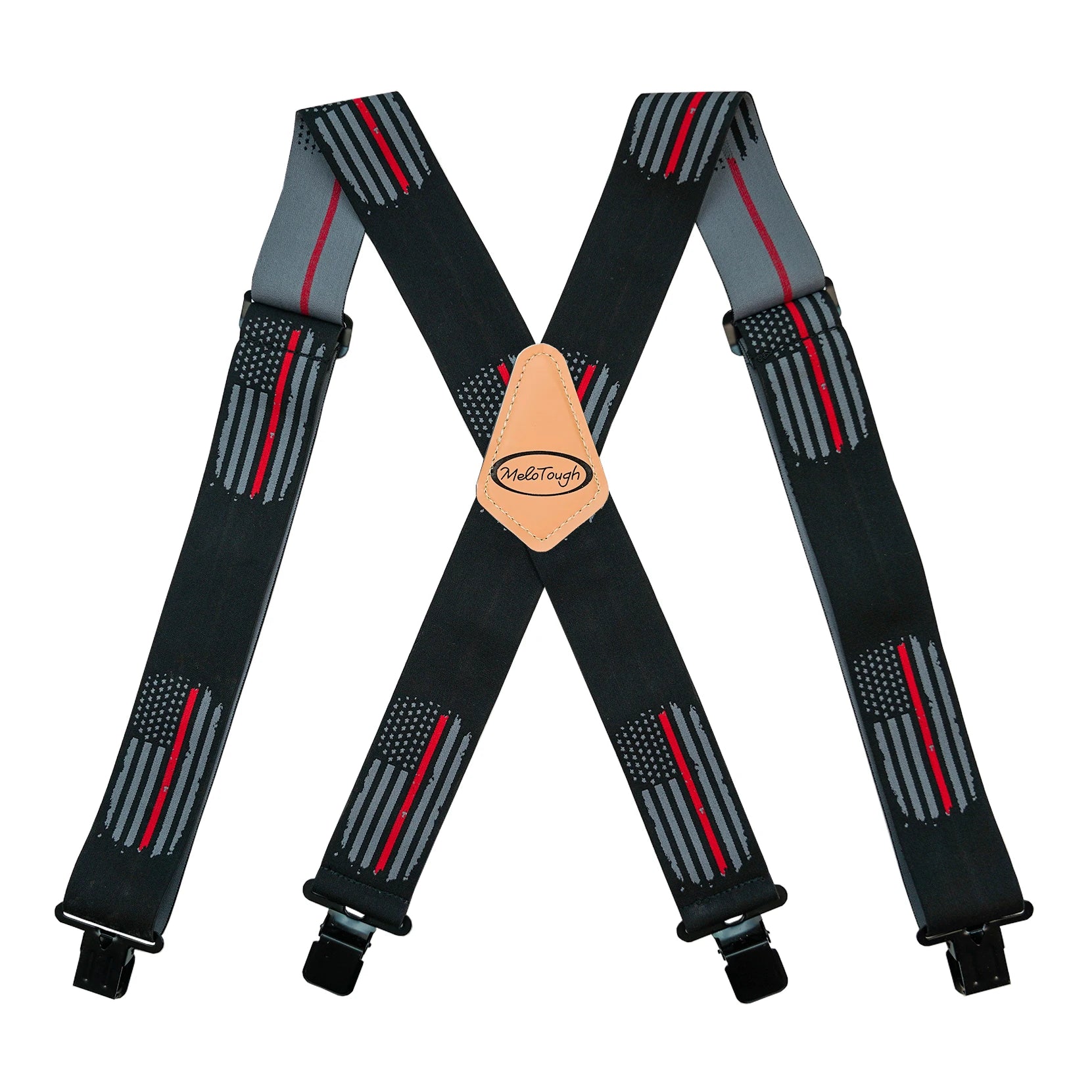 MELOTOUGH X-Back Elastic Work Suspenders for Men