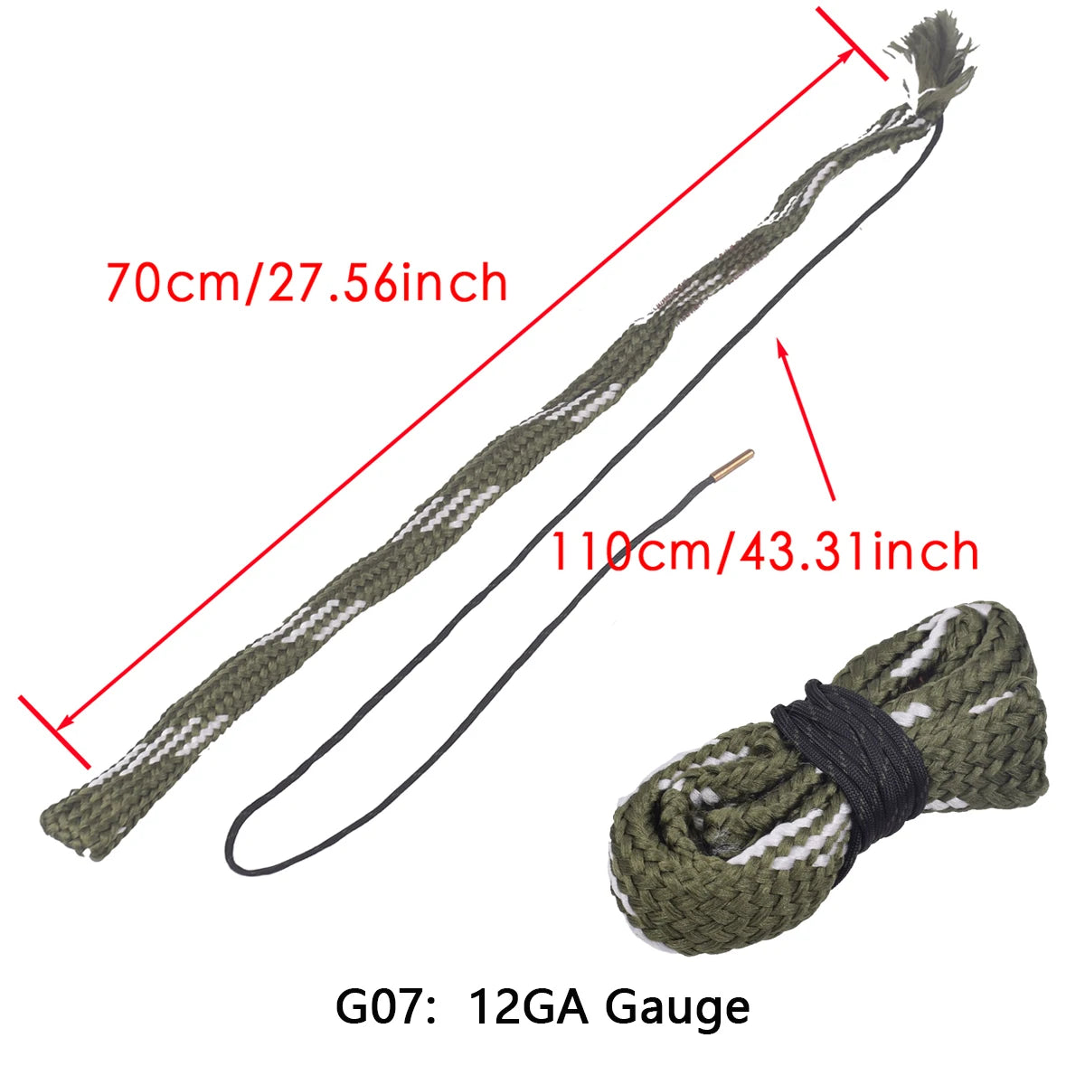 Corde Serpent Nettoyante Multi-Calibres Fusil/Pistolet