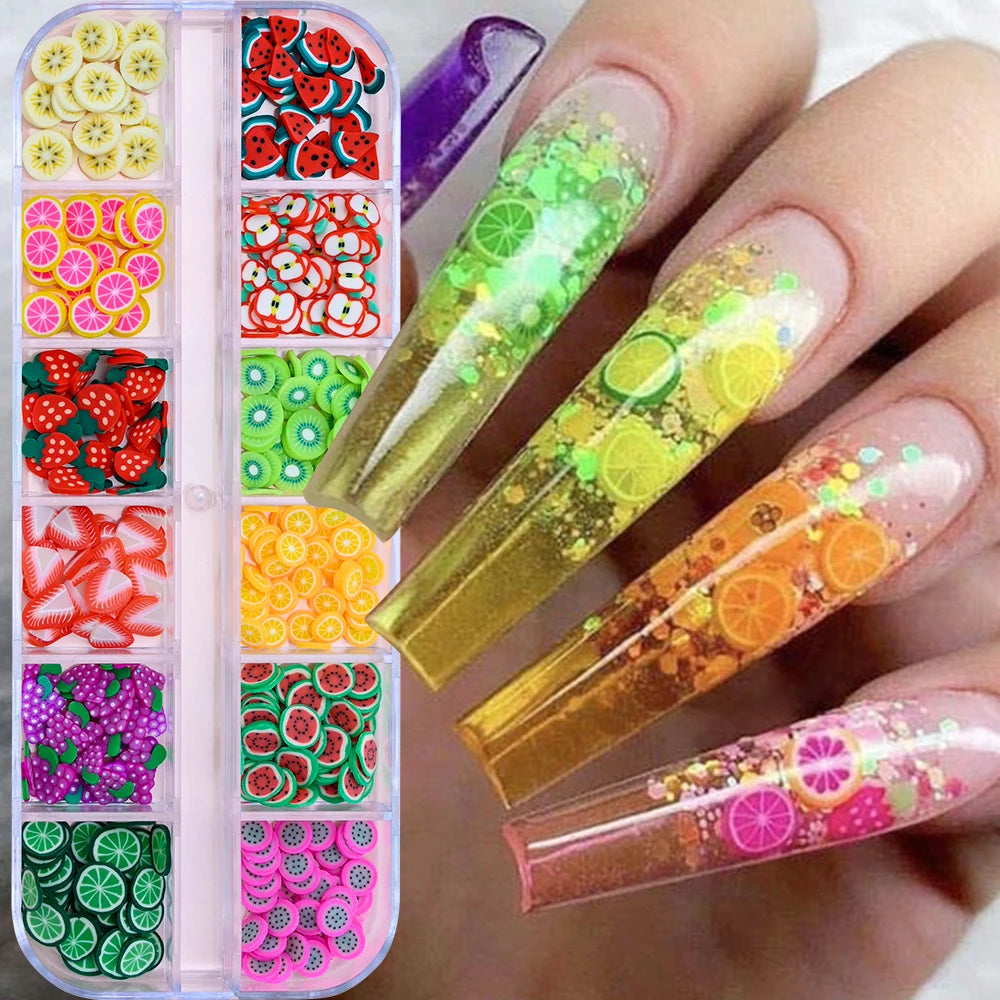 Charms Océan Doré 3D pour Nail Art