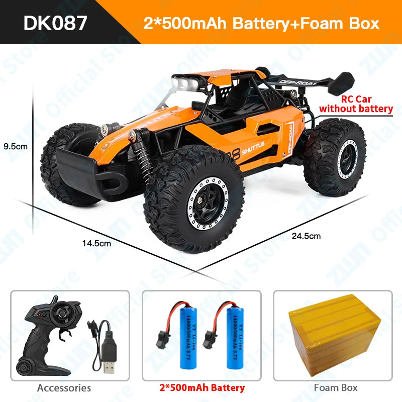 ZWN 2WD RC Tout-Terrain LED 1:16