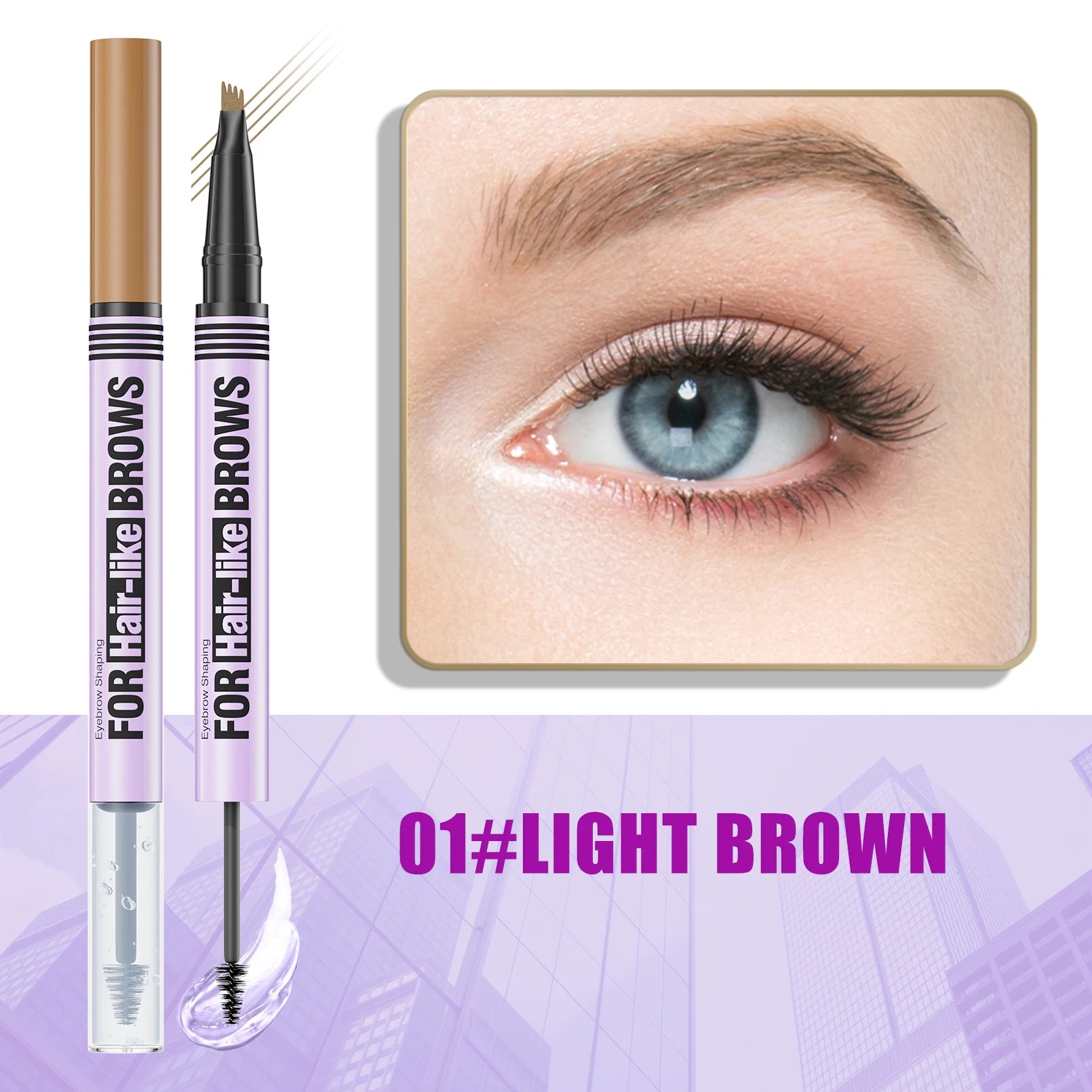 Sourcils Parfaits 2 en 1 - Gel & Crayon