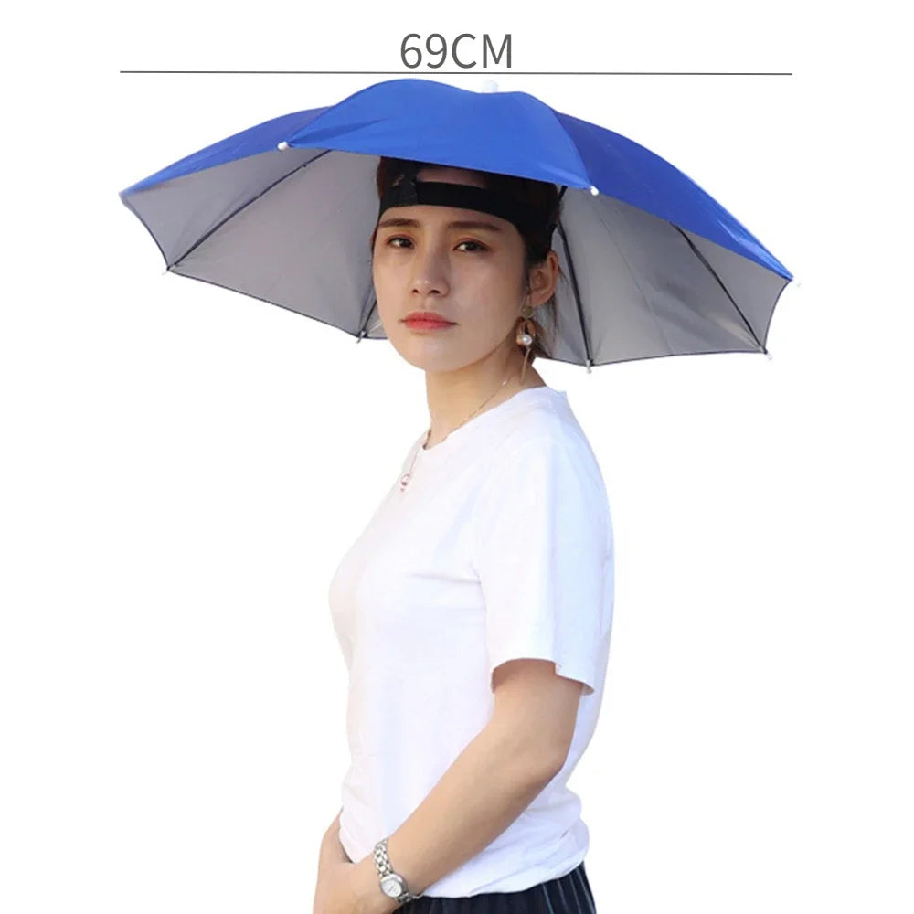 Umbrella Cap: Portable Rain & Sun Protection Hat