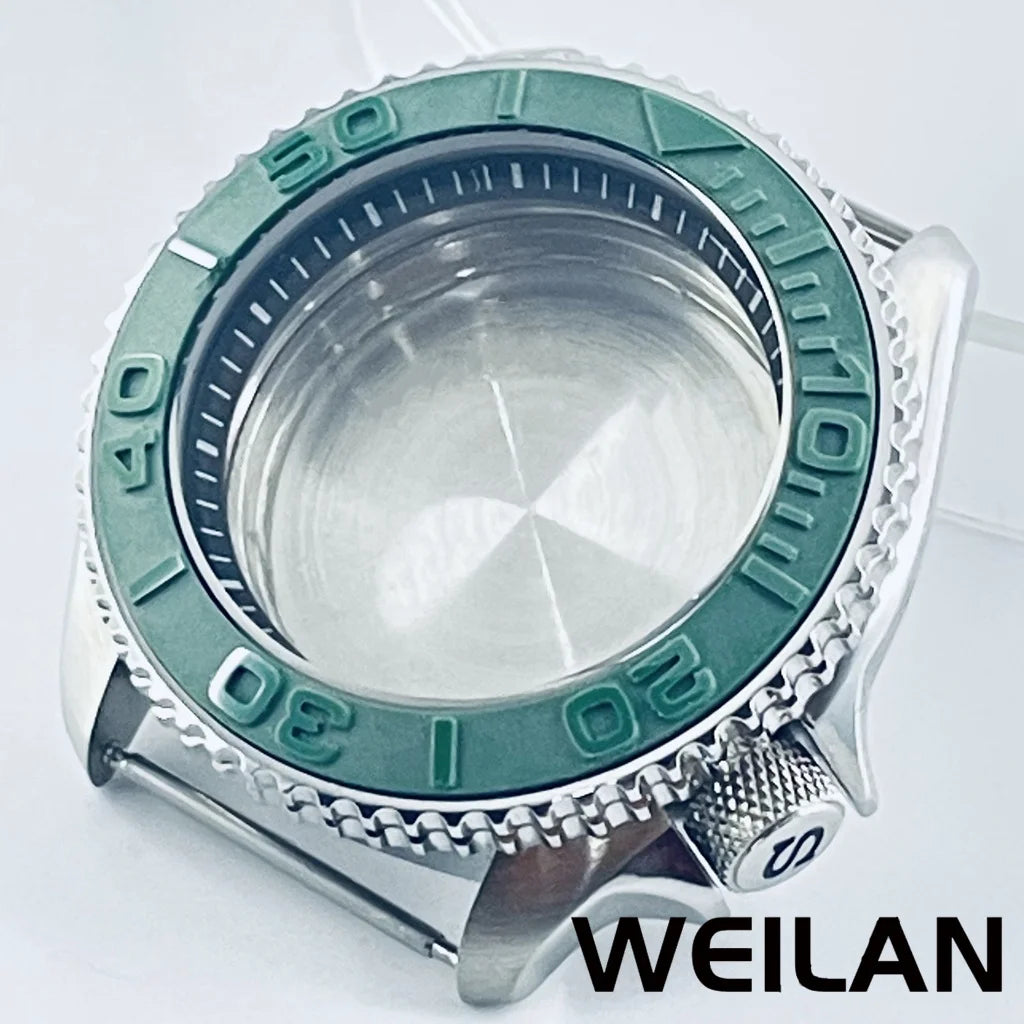 Boîtier Plongée 42mm NH35 Acier Inoxydable Argent