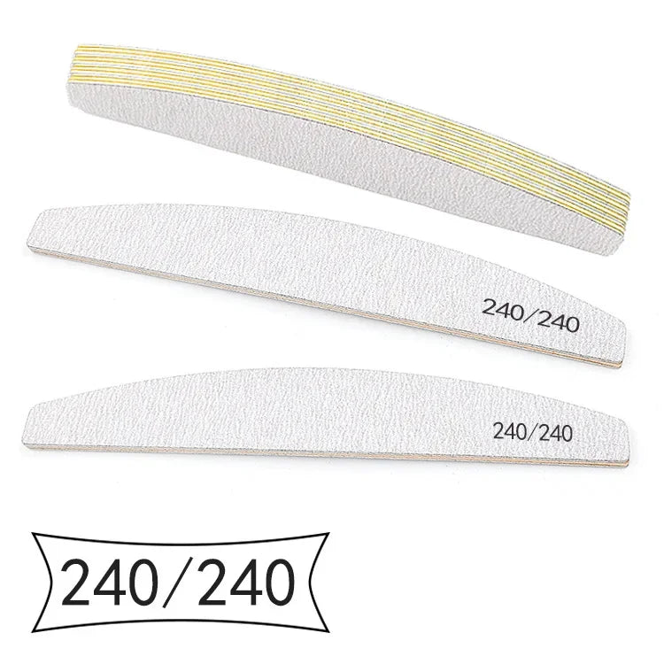 Pro Nail File Set: Thick Sanding Tools for Manicure