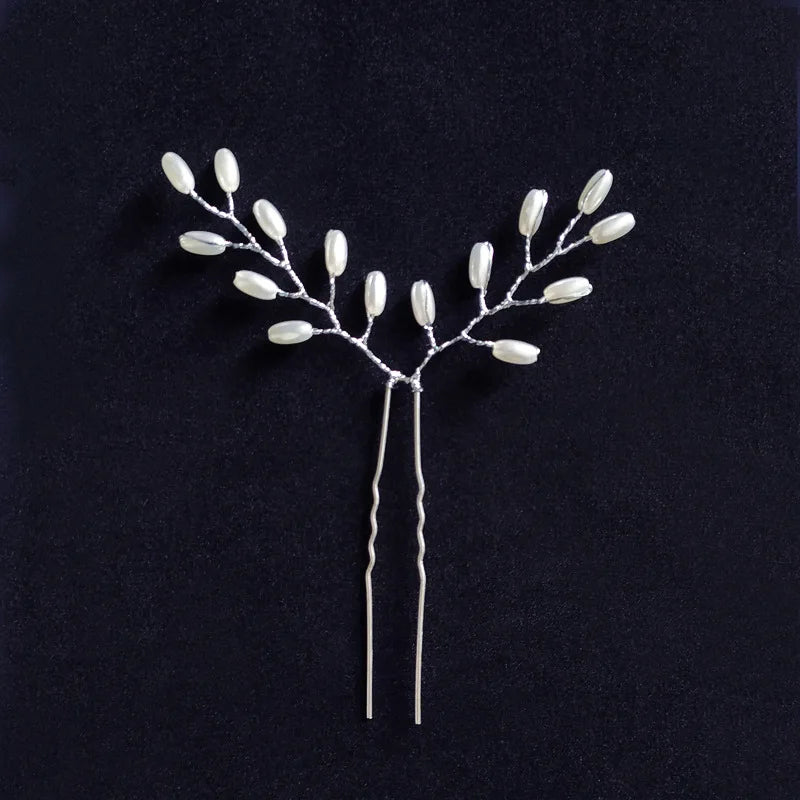 Éclat de Mariée : Épingles à Cheveux Chic