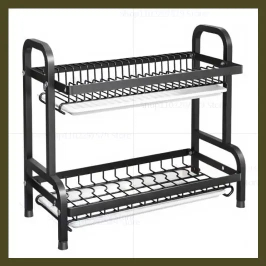 SpaceMax Duo: Rustproof 2-Tier Dish Rack 2025