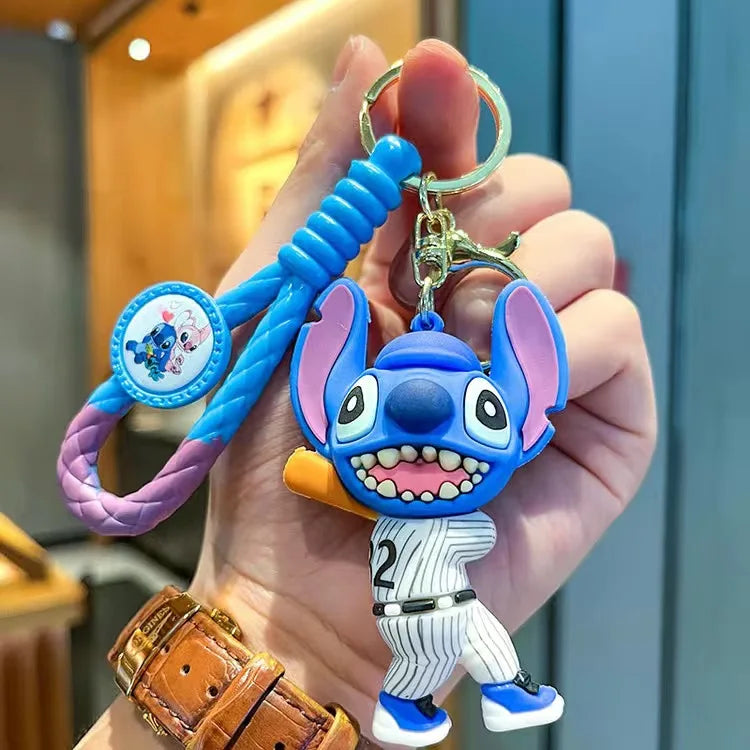 Disney Charm Keychains: Mickey, Minnie & Lilo Fun!