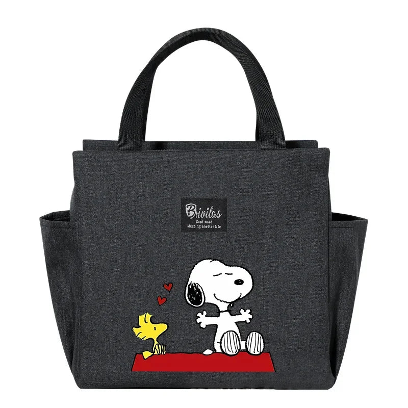 Snoopy's Insulated Bento Lunch Bag for Kids & Students