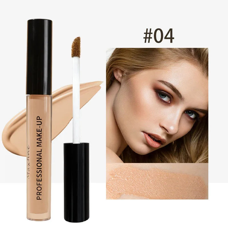 MAXFINE Long-Wear Liquid Concealer: Hydrating & Matte