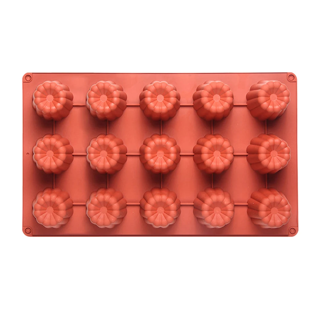 Kit Moules Silicone: Canelé, Spirale, Beignet, Cœur