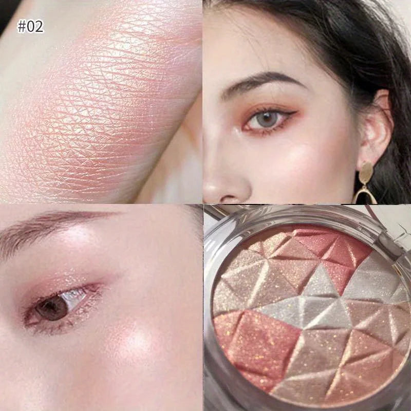 LuxeGlow Highlight & Bronze Palette - All-Day Radiance