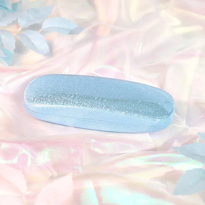 GlamProtect: Stylish Glitter Sunglasses Case (Unisex)