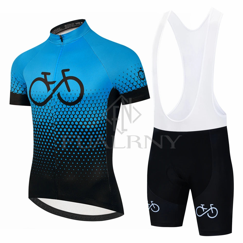 ÉquipeVélo Maillot Été Homme - Respirant et Confort