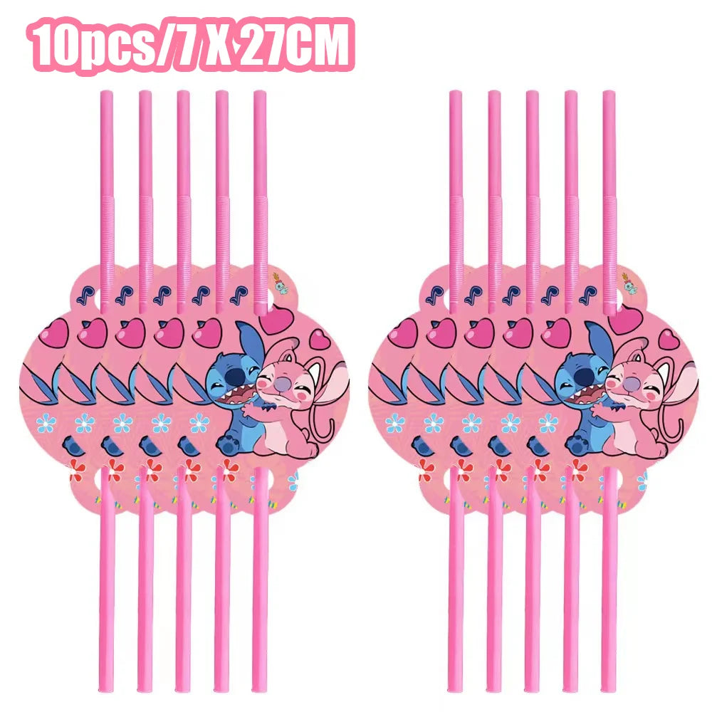 Disney Lilo & Stitch Pink Party Set