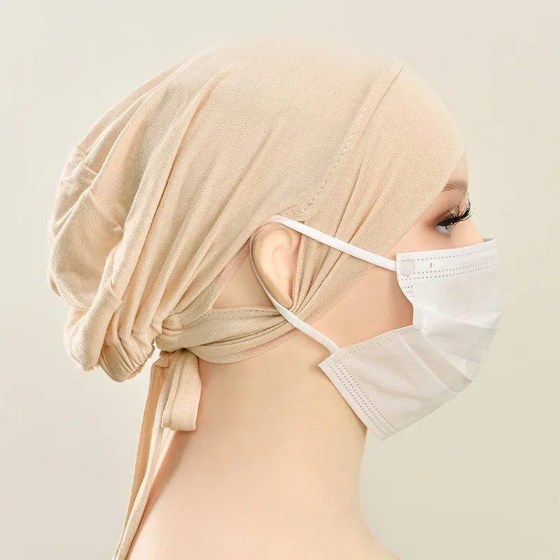 Bonnet Jersey Élégant avec Trou d'Oreille LAVEN